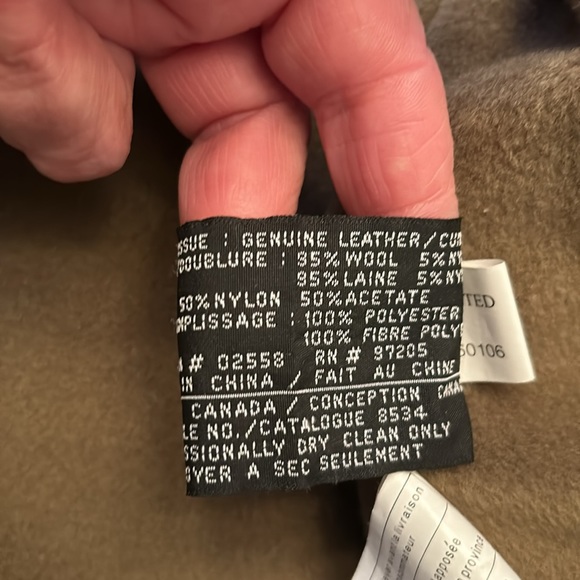 DANIER LEATHER men’s genuine brown leather jacket size large - Picture 11 of 11